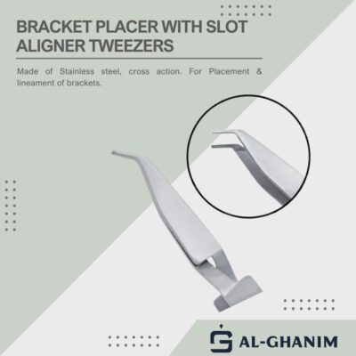 Bracket Placer with Slot Aligner Tweezers.