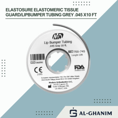 ElastoSure Elastomeric Tissue Guard/LipBumper Tubing Grey .045 X10 Ft