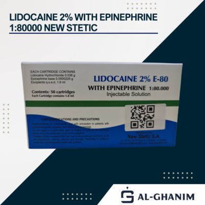 Lidocaine 2% with epinephrine 1:80000 New stetic