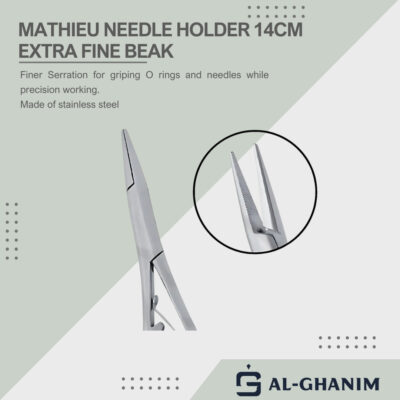 Mathieu Needle Holder 14cm Extra Fine Beak