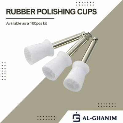 Rubber polishing cups 100pcs